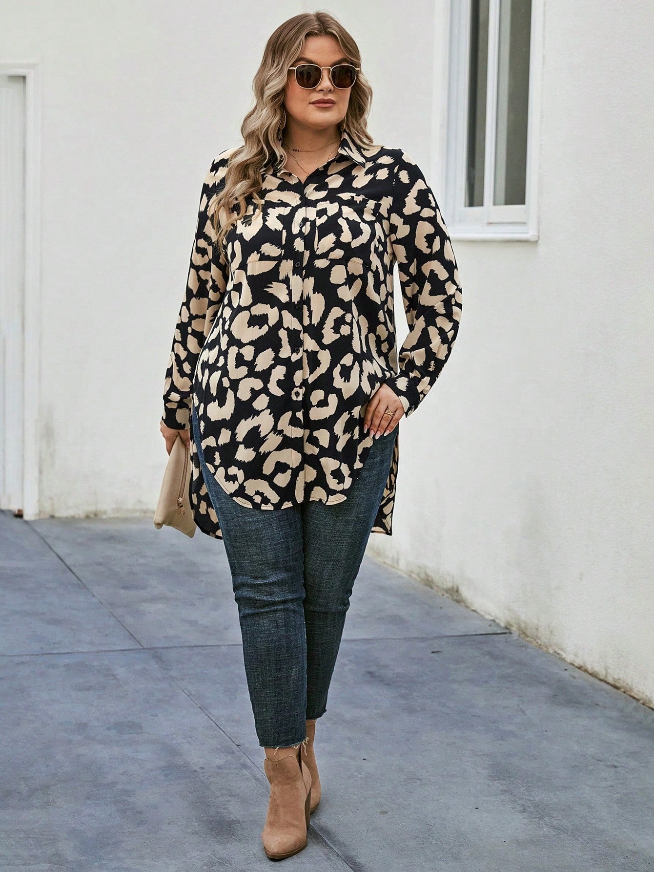 My Western Animal Prinrted Rayon Top My Western