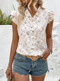 Westen Love Rolled-Up Short Sleeves Round Neckline Relaxed Fit Top For Women & Girls WesternLove