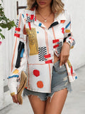 Stylish Abstract Print Rayon Shirt for Women MyWestern