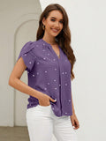 Mywestern Lavender Love Flutter Top – Sweet Hearts, Soft Style
