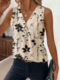 MyWesternPrint Rolled-Up Short Sleeves Round Neckline Relaxed Fit Top For Women & Girls WesternLove