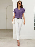 Mywestern Lavender Love Flutter Top – Sweet Hearts, Soft Style