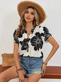 Women's Floral Regular Fit Top My Western